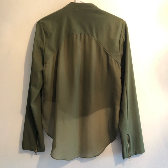 Olive green Guess Blazer/Jacket - NWOT - Picture 2 of 3